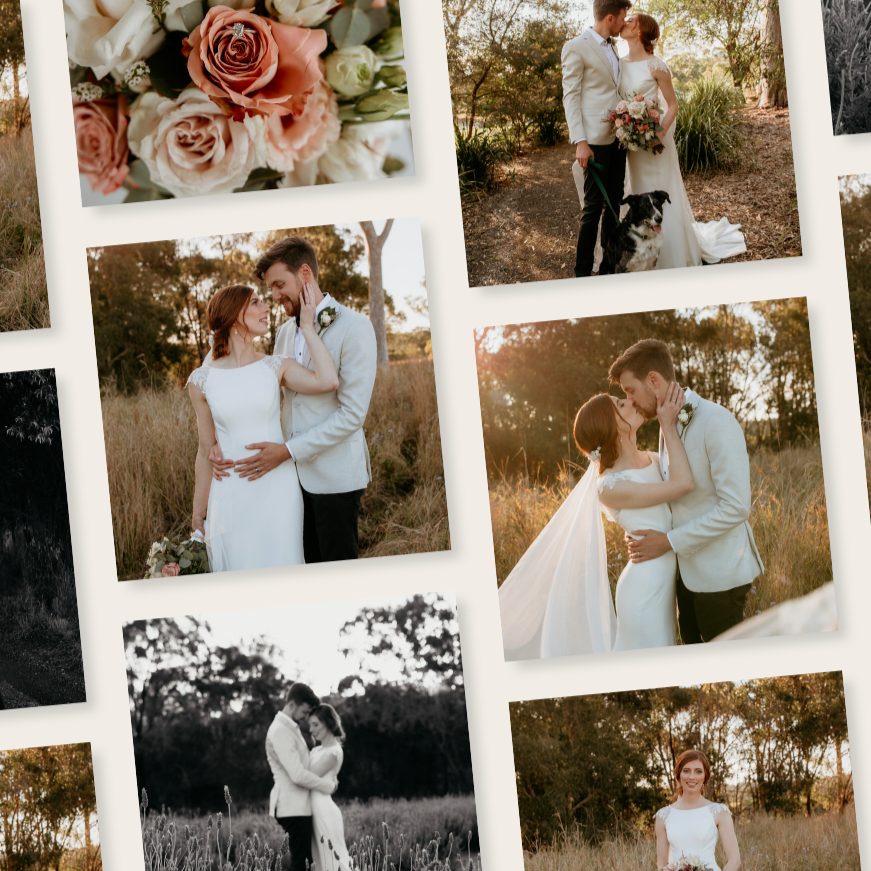 Set of 6 Square Photo Magnets 70×70 Frameless