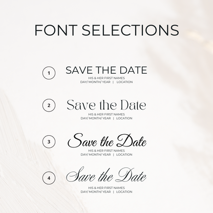 SAVE THE DATE PHOTO MAGNETS